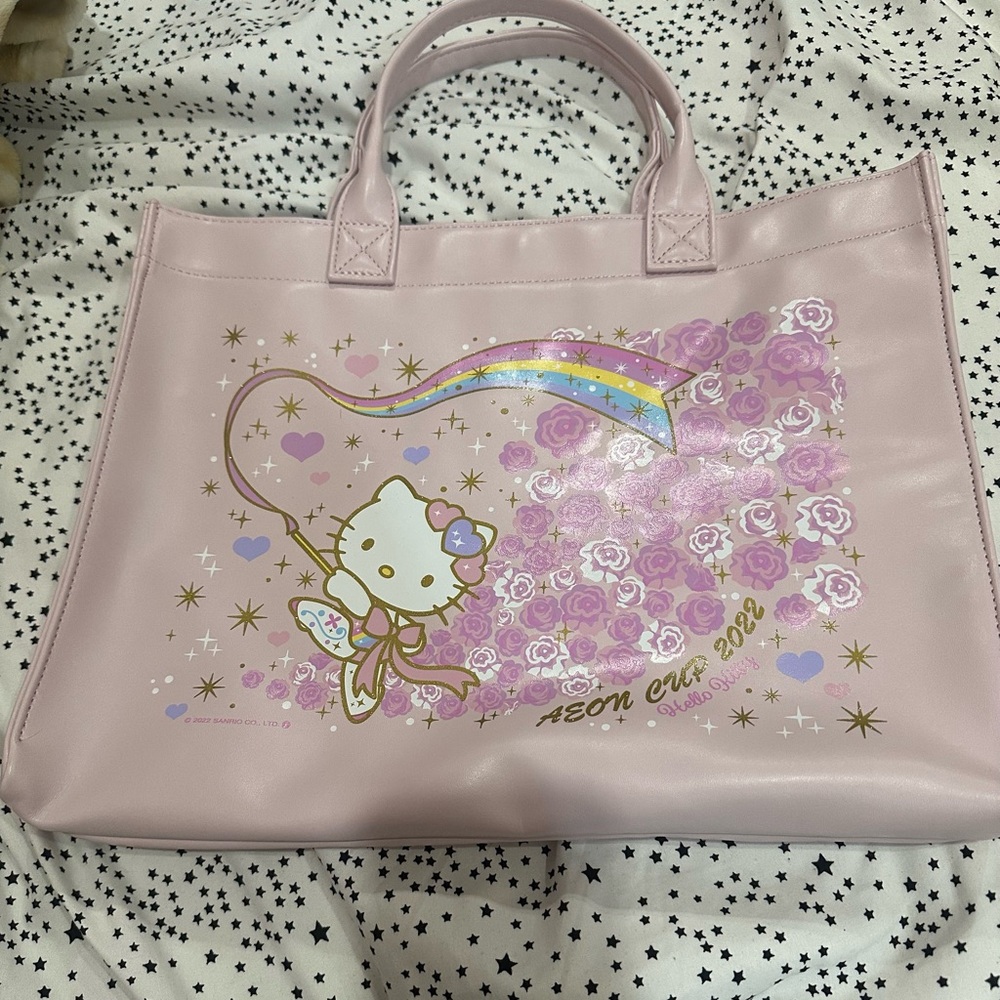 Hello Kitty Pink Tote Bag Aeon Cup 2022